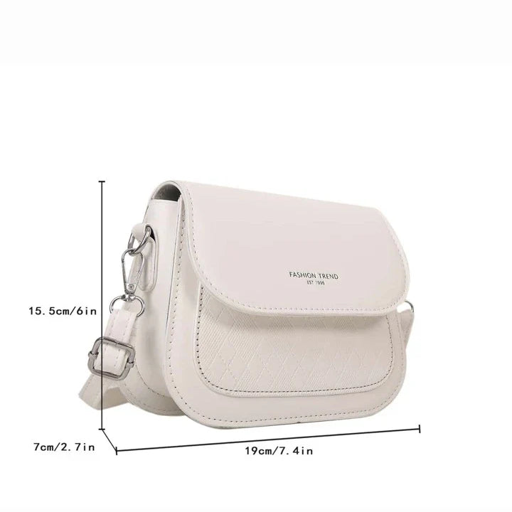 Bolsa Quadrada Leve E Casual Em Relevo Mini Xadrez