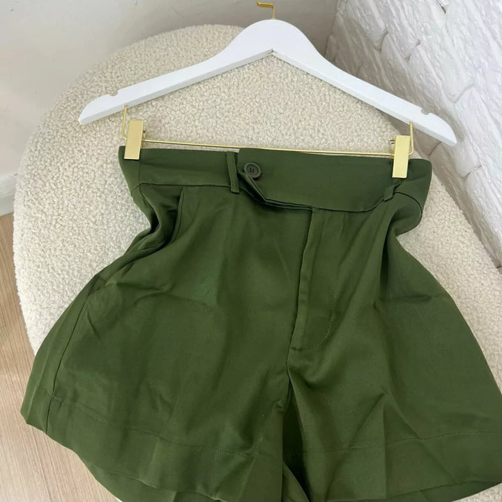 KIT com 3 Shorts alfaiataria