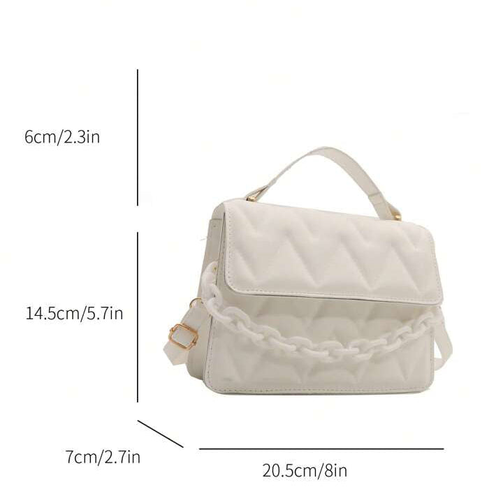 Bolsa Vintage E Retrô Mini Corrente Decorada