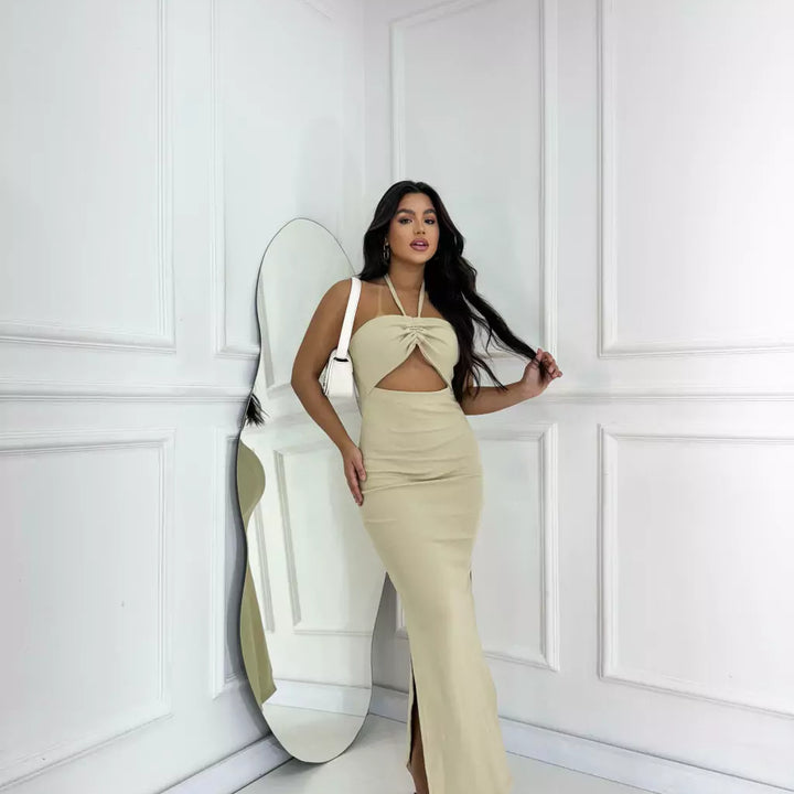 Vestido Canelado Bianca