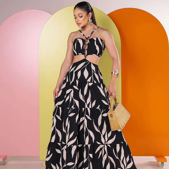 Vestido 4 argolas