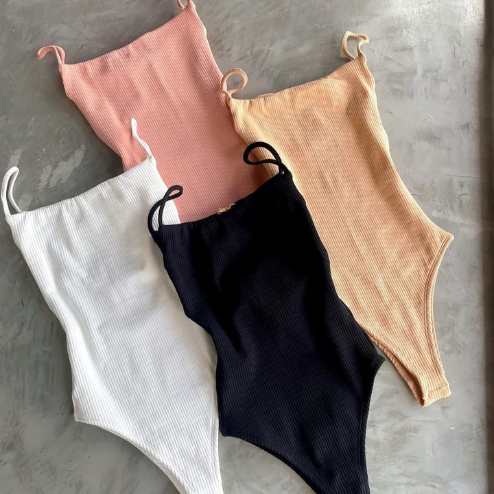 Ribbed Bodysuit