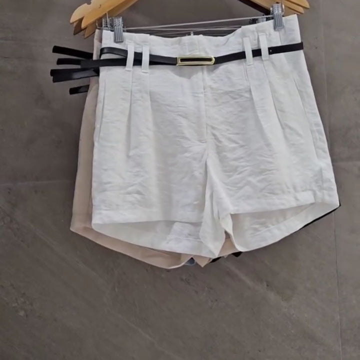 Kit com 7 shorts Alfaiataria + Cinto