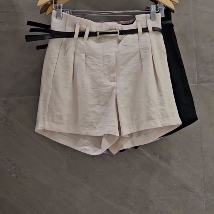 Kit com 7 shorts Alfaiataria + Cinto