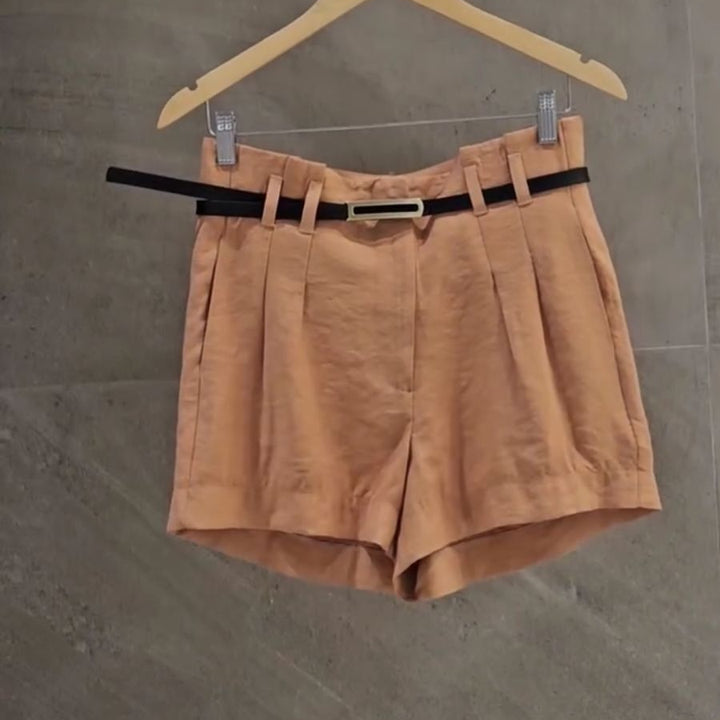 Kit com 7 shorts Alfaiataria + Cinto