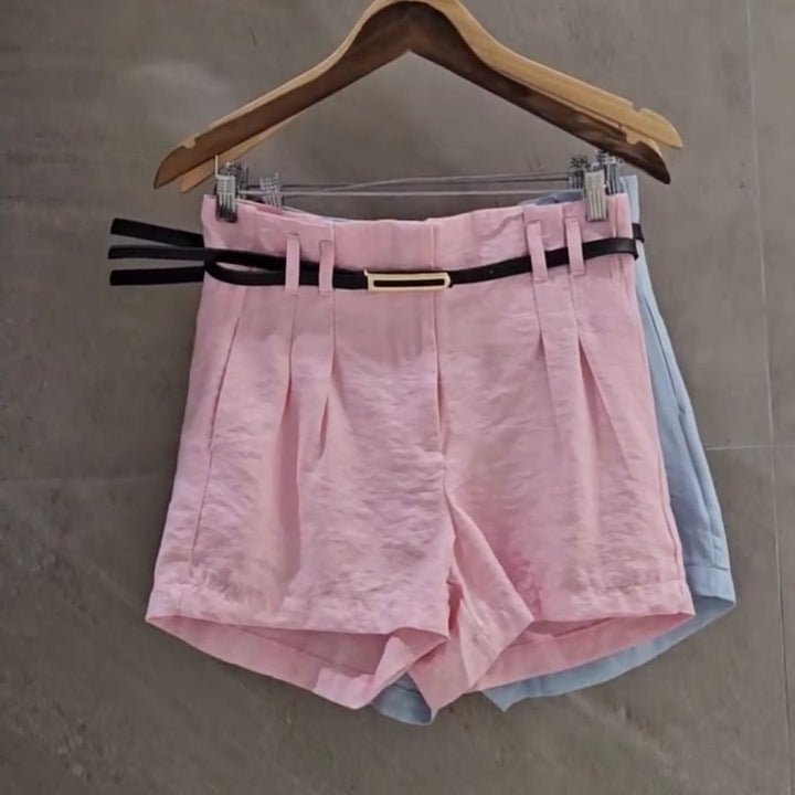 Kit com 7 shorts Alfaiataria + Cinto