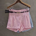 Kit com 7 shorts Alfaiataria + Cinto