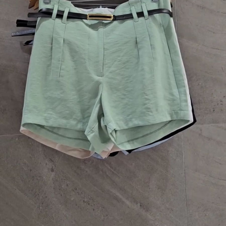 Kit com 7 shorts Alfaiataria + Cinto