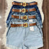 KIT 4 PEÇAS  SHORTS JEANS 02