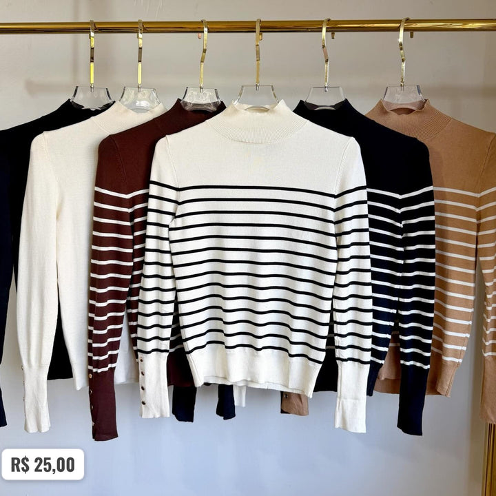 BLUSA MANG LONG 124 LISTRAS