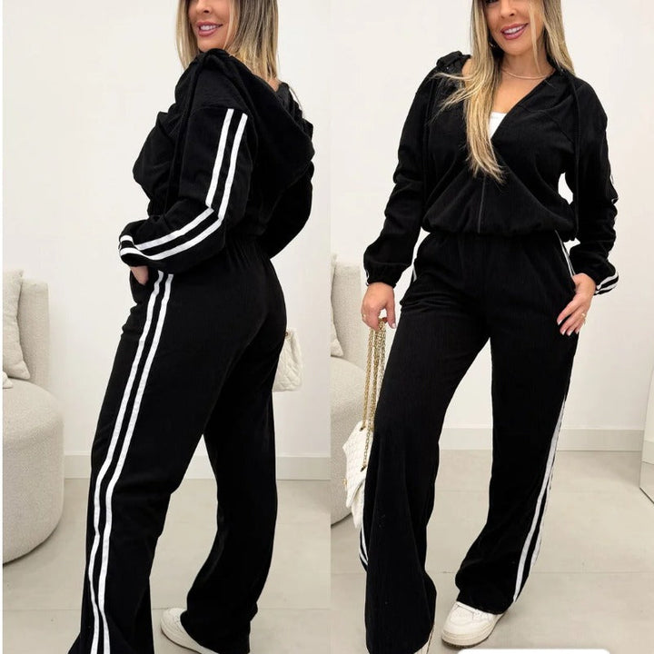 Conjunto Moleton Listrado ( Peça inclusa no Queimão  de Inverno )