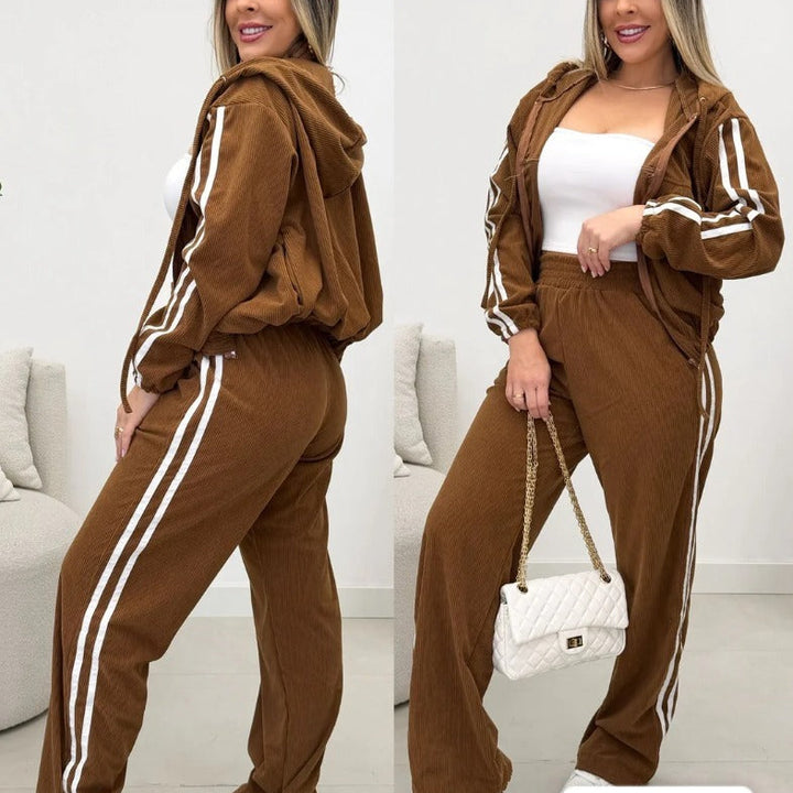 Conjunto Moleton Listrado ( Peça inclusa no Queimão  de Inverno )