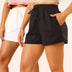 Kit com 2 Short Moletinho Feminino Confortável Cintura Alta com Bolso